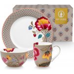 PIP Studio Snídaňová sada Blooming Tales Fantasy khaki sada 3 ks – Zboží Dáma