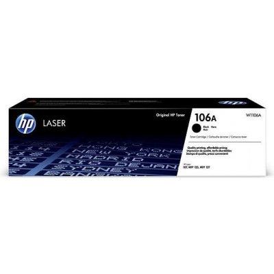 HP toner 106A (černý, 1 000str.) pro HP Laser 107a, 107w, HP Laser MFP 135a, 135w (W1106A)