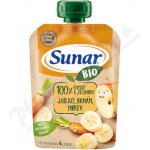 Sunar Bio kapsička Jablko banán mrkev 4m+ 100 g – Zboží Dáma