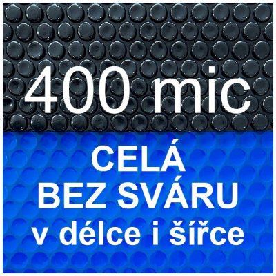 Sparkly POOL Solární plachta 400mic modročerná 3m – Zboží Dáma