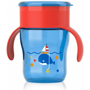 Philips Avent Hrneček první skutečný růžový 260 ml