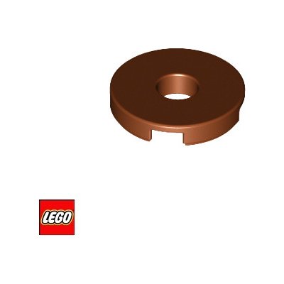 LEGO® 15535 Kruhová Dlaždice 2x2 S otvorem Světle-Hnědá – Zboží Mobilmania