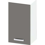 Black&White Style Nikki U40 grafitová, 72 x 40 x 30,6 cm – Zboží Dáma