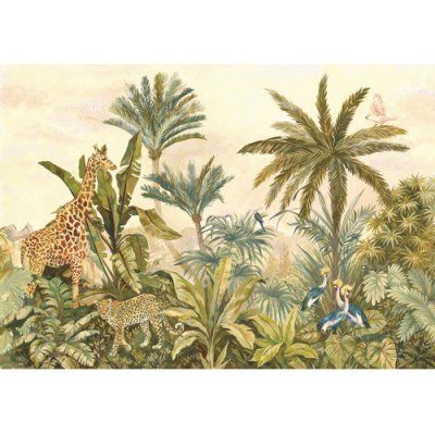 IAX8-0005 Fototapeta vliesová Tropical Vintage Garden rozměry 400x280 cm – Hledejceny.cz