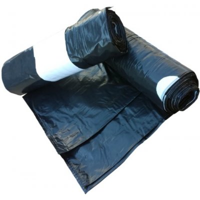 EU Sáček 60x80 / 40mi černý zatahovací - 10ks / role – Sleviste.cz