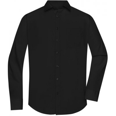 James & Nicholson pánská košile s dlouhým rukávem JN678 černá
