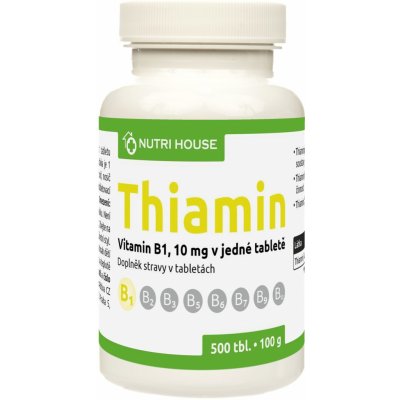 NutriHouse THIAMIN Vit. B1 500 tablet – Hledejceny.cz