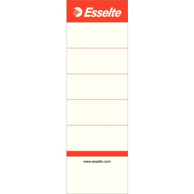 Zasouvací etikety pro pákové pořadače Esselte, 7,5 cm, 10 ks – Zboží Dáma