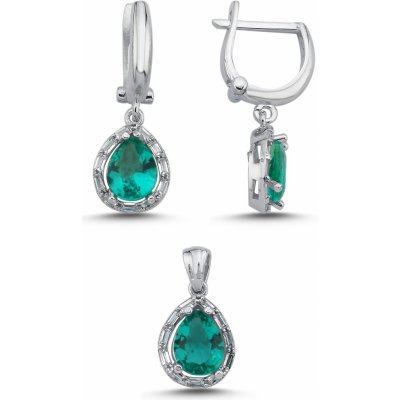 Lunica Set stříbrných šperků PARAIBA 0907 – Zbozi.Blesk.cz