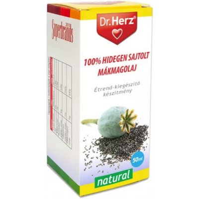 Dr.Herz 100% makový olej lisovaný za studena 50 ml – Zboží Dáma