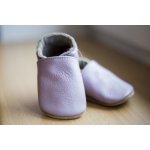 BaBice Kožené barefoot capáčky lila BA-143 19 – Zboží Mobilmania