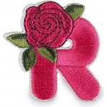 Nažehlovačka písmena, střední, R pink – Zboží Mobilmania