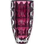 CRYSTALITE BOHEMIA KŘISTÁLOVÁ VÁZA BOHEMIA DIAMOND BURGUNDE 280 MM – Hledejceny.cz