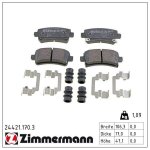 Sada brzdových destiček, kotoučová brzda ZIMMERMANN 24421.170.3