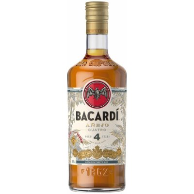 Bacardí Anejo Cuatro 40% 0,7 l (holá láhev) – Hledejceny.cz