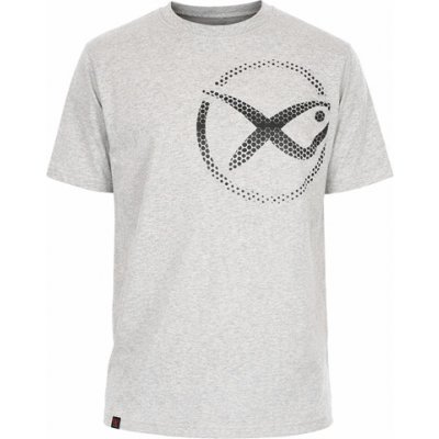 Matrix tričko Large Mesh Logo T-Shirt Grey – Zboží Mobilmania