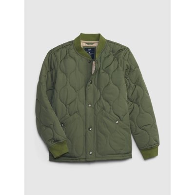 GAP 729942-00 dětská bunda bomber zelená – Zboží Dáma