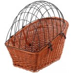 Flamingo Proutěný koš na kolo s drátěnným krytím 55 x 35 x 51,5 cm – Hledejceny.cz