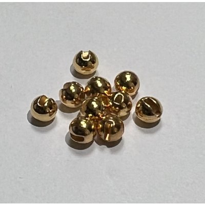 Hends Tungstenové Hlavičky Tungsten Beads Gold Galvanized Slotted 2,8mm