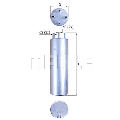 Palivový filtr MAHLE ORIGINAL KL 229/11 (KL229/11)