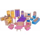 Bigjigs Toys nábytek do domečku pro panenky