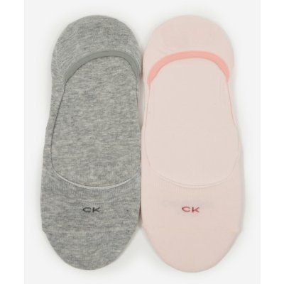 Calvin Klein ponožky 2-pack dámské růžová – Zboží Mobilmania