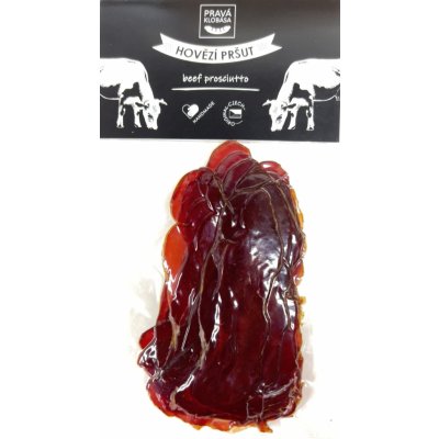 Pravá Klobása Hovězí pršut plátky 100 g – Hledejceny.cz