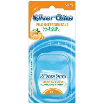 SilverCare Dentální nit s vitaminem C a fluoridem 50 m