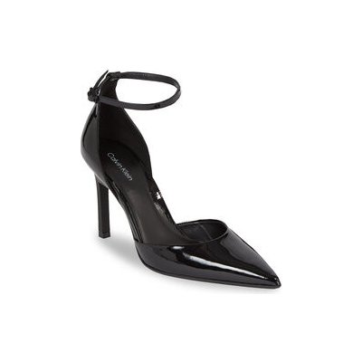 Calvin Klein Lodičky Geo Stil Pump W Ankl Strp 90 Pat HW0HW01826 Černá – Zbozi.Blesk.cz