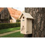 Esschert Design Budka Best for Birds se sýkorkou koňadrou 17 x 14 x 30 cm přírodní – Zboží Mobilmania