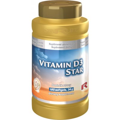 Starlife Vitamin D3 Star 120 kapslí – Hledejceny.cz
