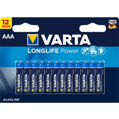 VARTA LongLife Power AAA 12ks VARTA-4903-12B – Zboží Mobilmania