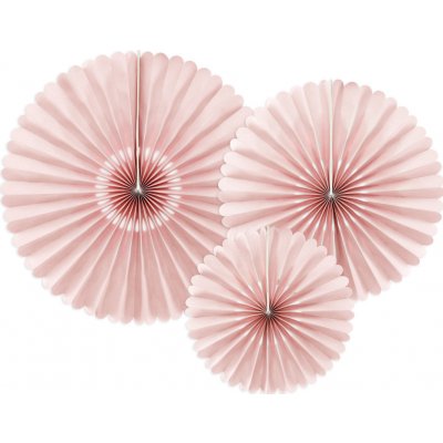 Závěsné rozety světle růžové – Sleviste.cz