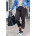 Italy fashion Dámské kalhoty CARMEN maxi Tmavě modrá – Zboží Dáma