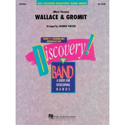 Wallace & Gromit Maine Theme snadné noty pro koncertní orchestr party partitura – Hledejceny.cz