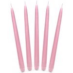 PartyDeco Svíčka kónická 24cm vysoká světle růžová – Zbozi.Blesk.cz