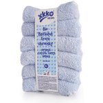 XKKO BIO bavlněné froté ubrousky Organic 21x21 Baby Blue 6ks – Zboží Dáma