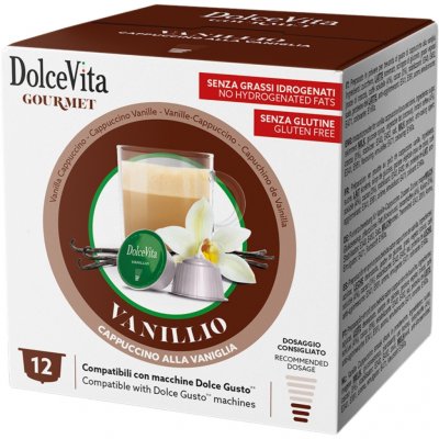 Dolce Vita Italfoods Cappuccino Vanilla do Dolce Gusto 12 ks – Zbozi.Blesk.cz