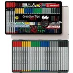 Stabilo Linery Creative Tips ARTY sada 6 pastelových barev 5 šířek stopy plechová krabička 89 467601 – Hledejceny.cz