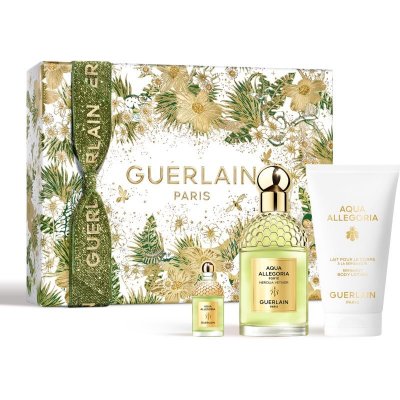 GUERLAIN Aqua Allegoria EDP plnitelná 75 ml + EDP plnitelná 7,5 ml + tělové mléko s bergamotem 75 ml – Zbozi.Blesk.cz