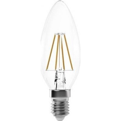 Emos LED žárovka ZF3221 LED žárovka Filament Candle 3,4W E14 neutrální bílá – Zboží Mobilmania