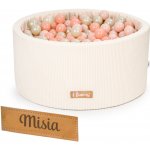 Flumi bazén s kuličkami pěnový 90 x 40 cm béžový + 200 míčků – Zboží Dáma