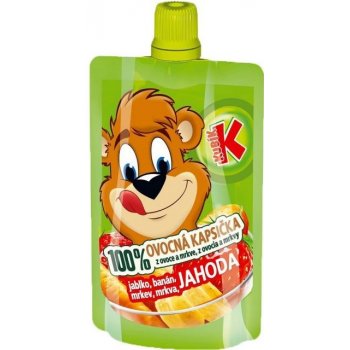 KUBÍK 100% jahoda banán mrkev jablko 100 g