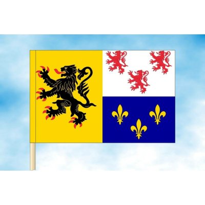LIBEA, s.r.o. Hauts-de-France vlajka Rozměr: 20×30 cm, Uchycení: Návlek na žerď – Hledejceny.cz