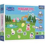 Trefl Magnetické Peppa a její zábava Peppa Pig v krabici 28,5x22x5cm 12 dílků – Zbozi.Blesk.cz