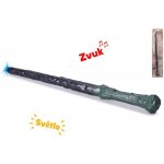 Kouzelnická hůlka 36cm zelená na baterie se světlem a zvukem – Zboží Dáma