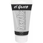 El Greco akrylová barva stříbrná 150 ml – Hledejceny.cz