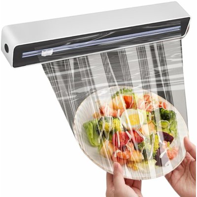 Orion Řezačka na potravinářskou folii, plastová, s přísavkami do šuplíku, černo - bílá – Zboží Dáma