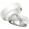 Prsteny Aumanti Snubní prsteny 5 Stříbro bílá