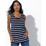 Blancheporte Pruhovaný s kulatým výstřihem nám modrá bílá – Hledejceny.cz